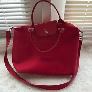 Longchamp le pliage - nylon in Red